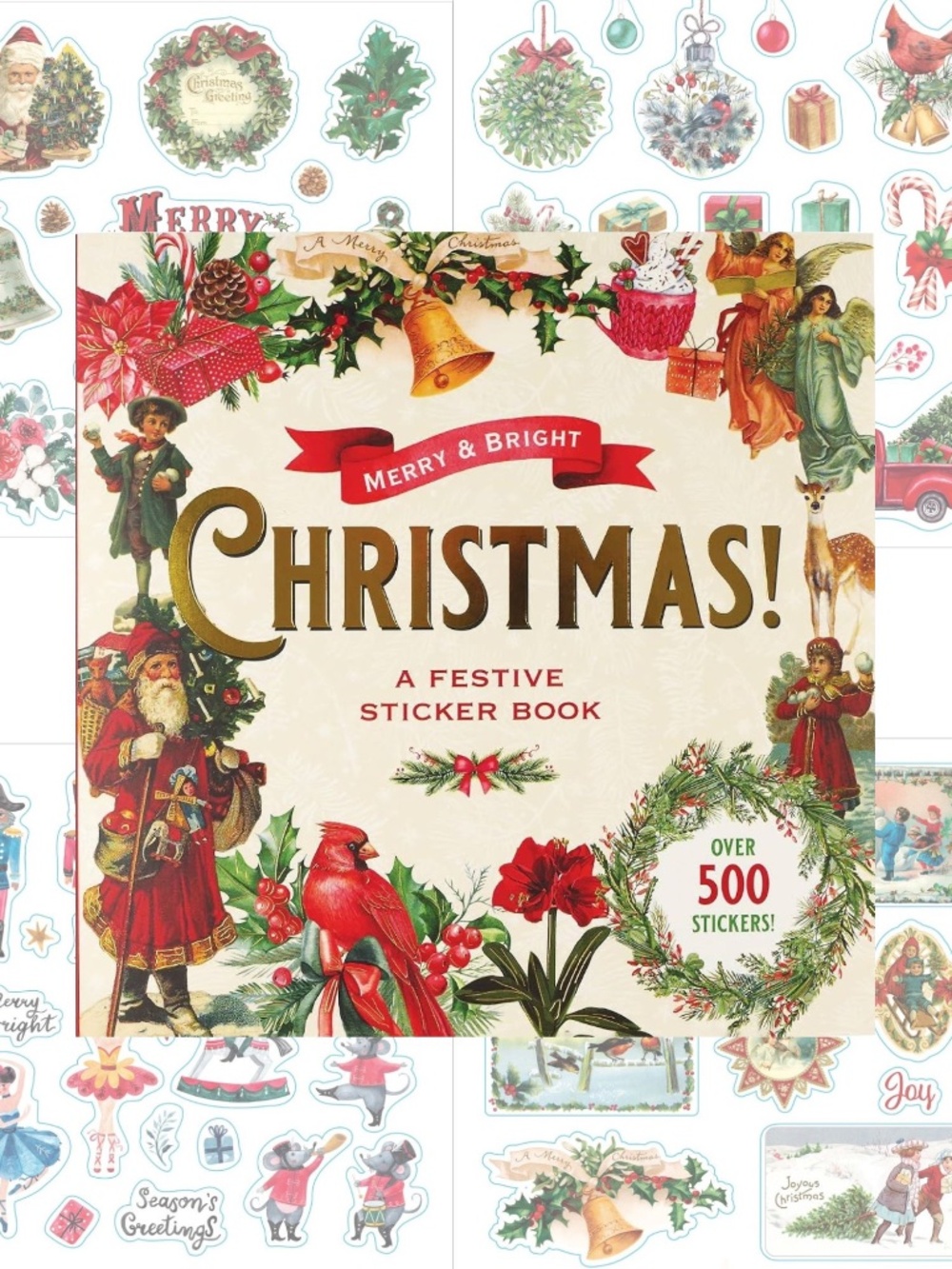 Merry & Bright Christmas! A Festive Sticker Book (Over 500 Holiday Stickers!)